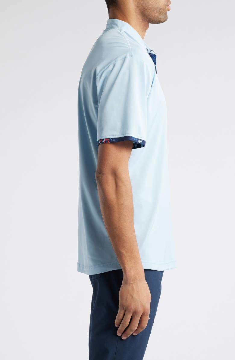 Swannies Krause Short Sleeve Performance Henley, Alternate, color, 