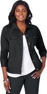 Jessica London Classic Cotton Denim Jacket