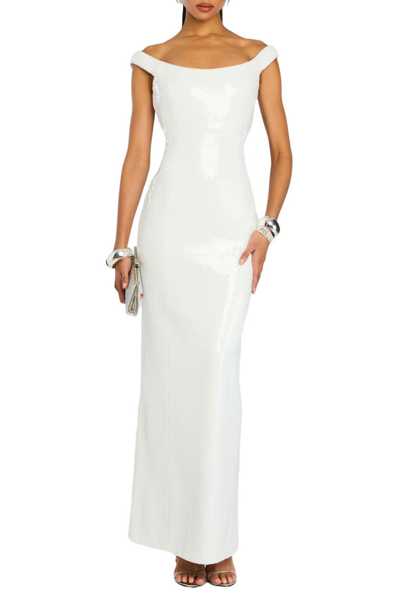 Retrofête Jazmina Sequin Dress, Main, color, 