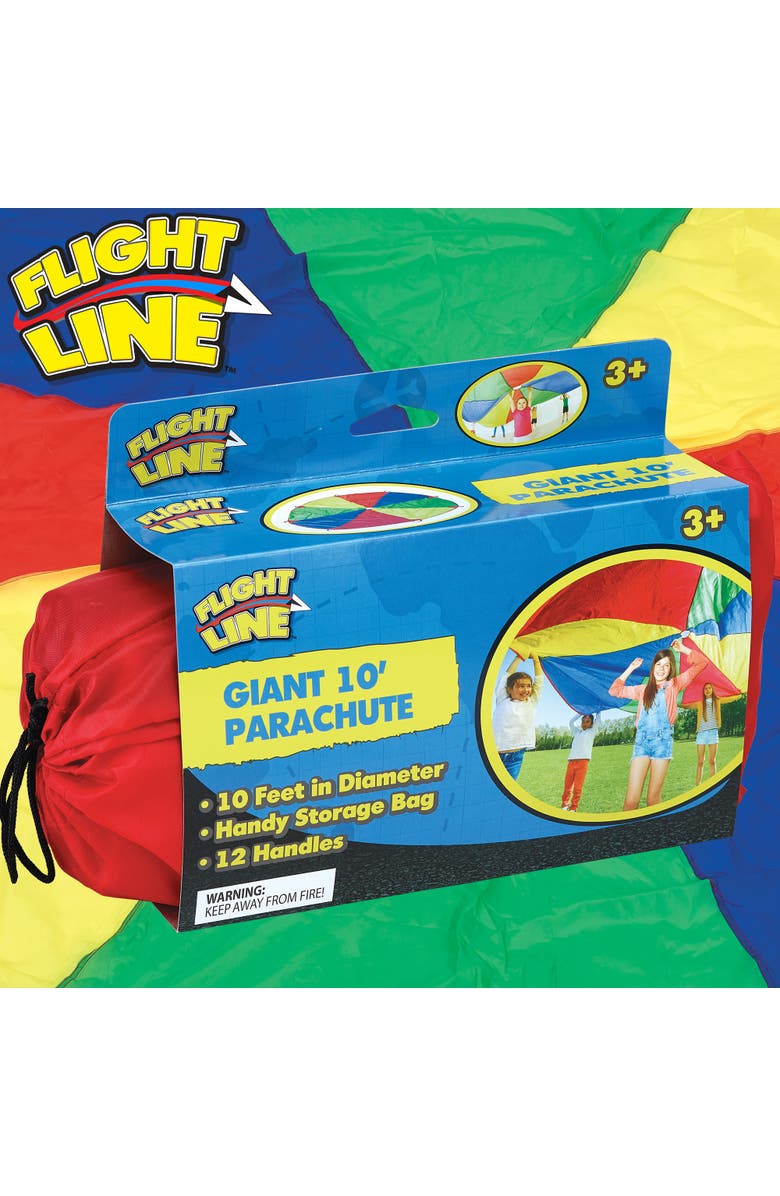 Flight Line Giant 10' Parachute, Kids 3+, Alternate, color, 