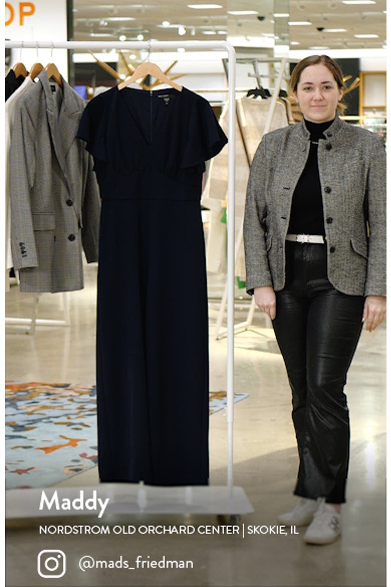 Flutter Sleeve Wide Leg Jumpsuit video