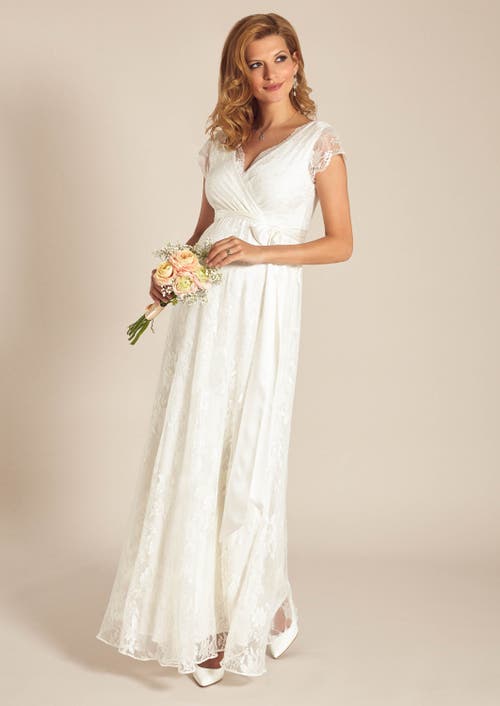 Tiffany Rose Maternity Eden Gown Long In White
