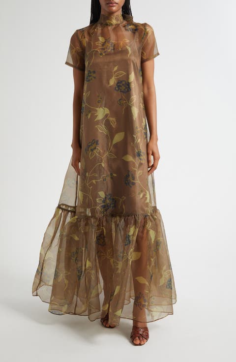 Calluna Floral Chiffon Dress