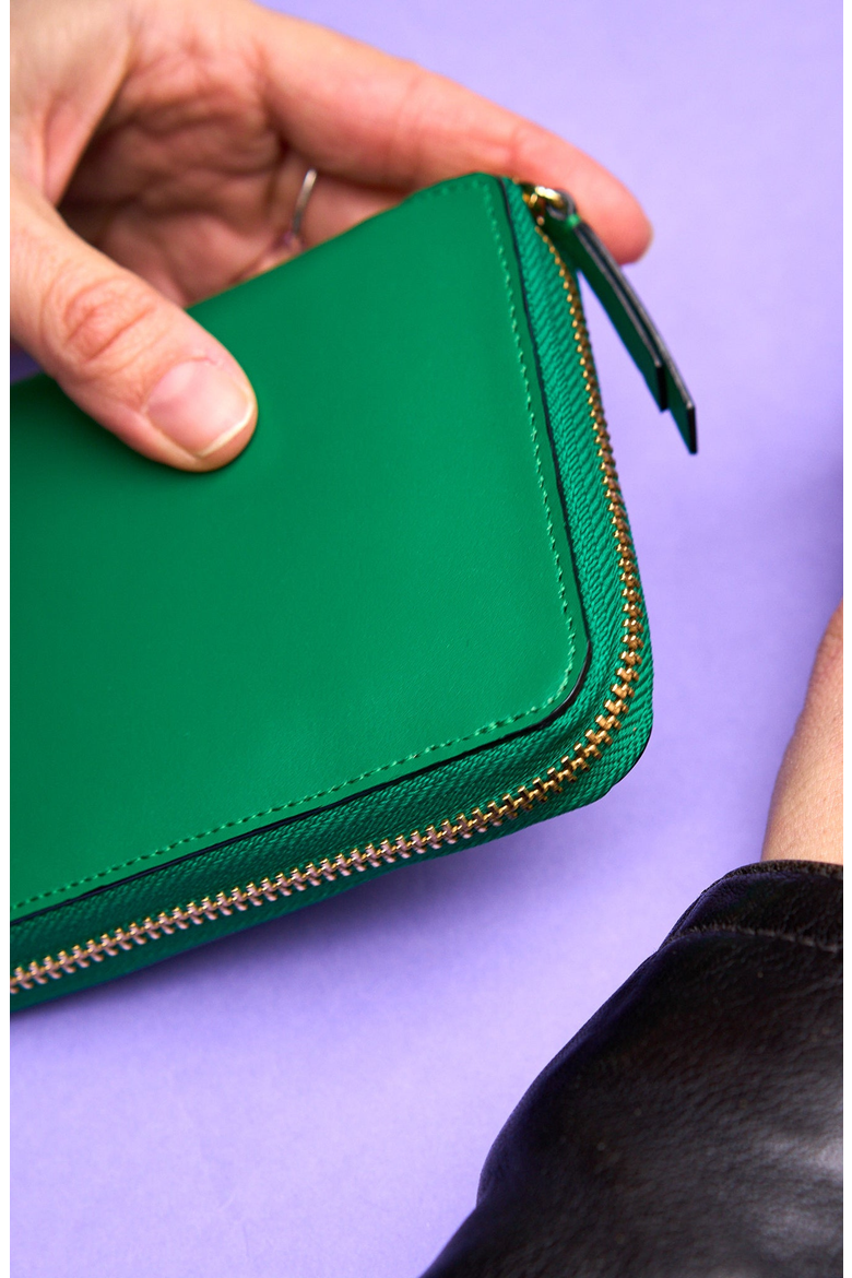 Joy Zip Around Wallet, Alternate, color, Emerald