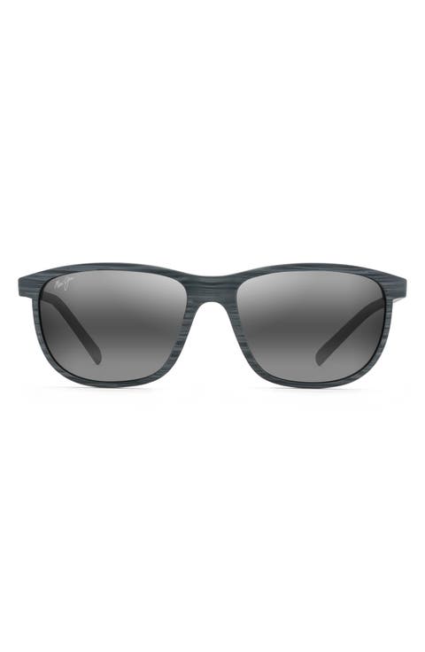 Lele Kawa 58mm Polarized Square Sunglasses