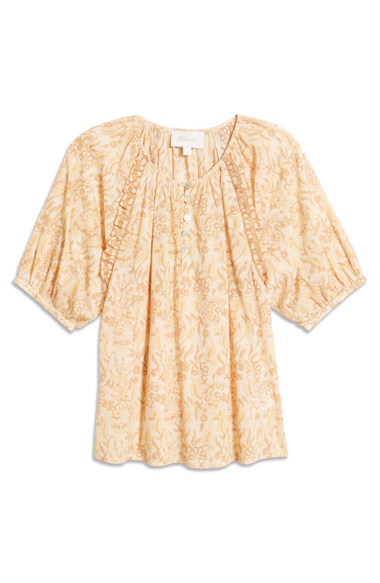 Cleobella Raimi Floral Raglan Organic Cotton Blouse, Alternate, color,