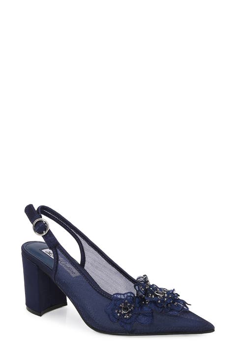Ballroom Pointed Toe Slingback Pump (Women)
