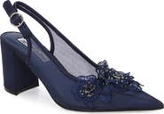 LADY COUTURE Ballroom Pointed Toe Slingback Pump