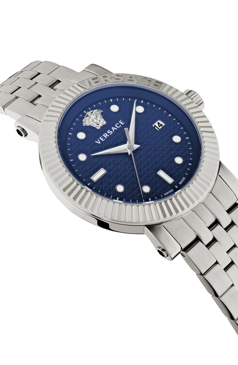 Versace V-Classic Bracelet Watch, 42mm, Alternate, color, Stainless Steel