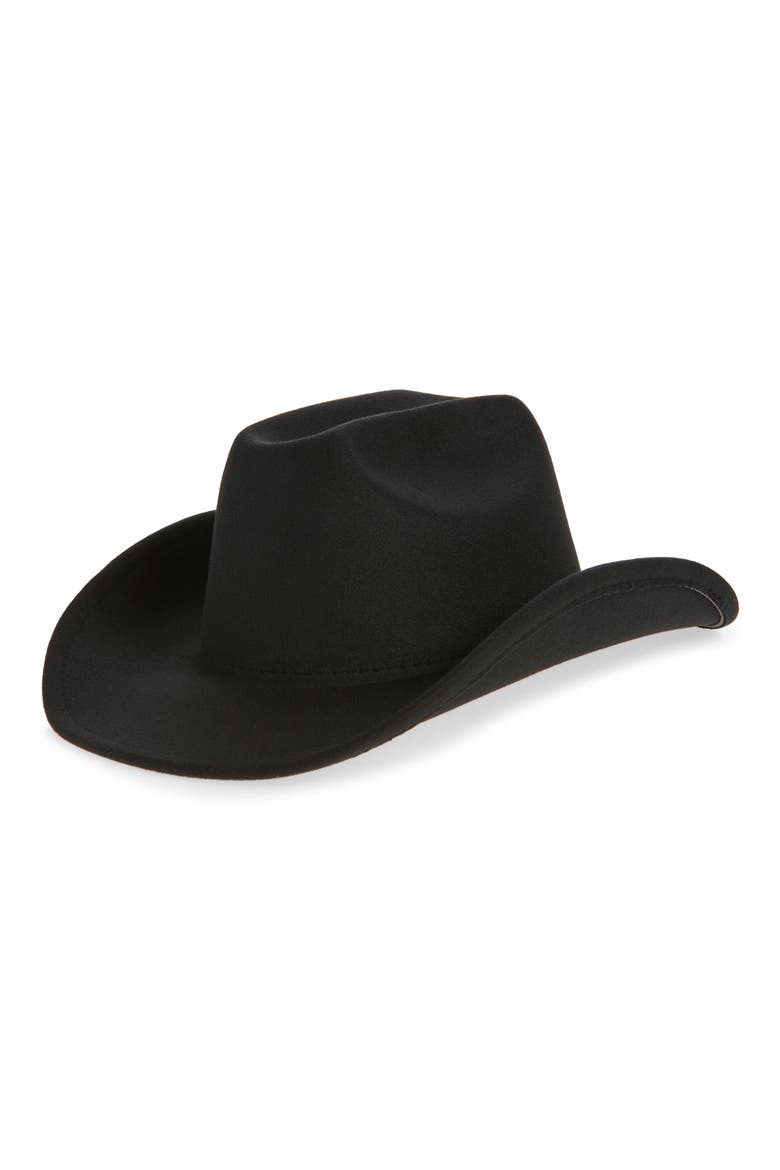 Western Cowboy Hat, Main, color, BLACK