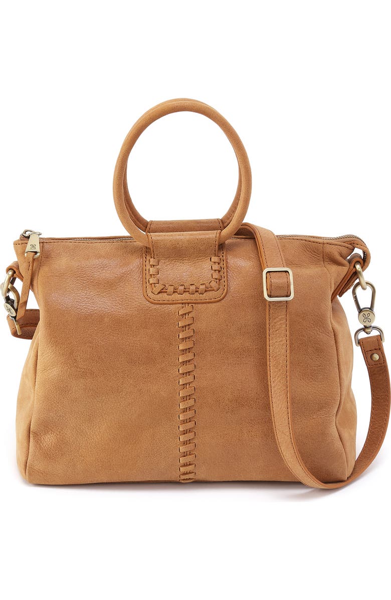 HOBO Medium Sheila Leather Satchel, Main, color, Whiskey