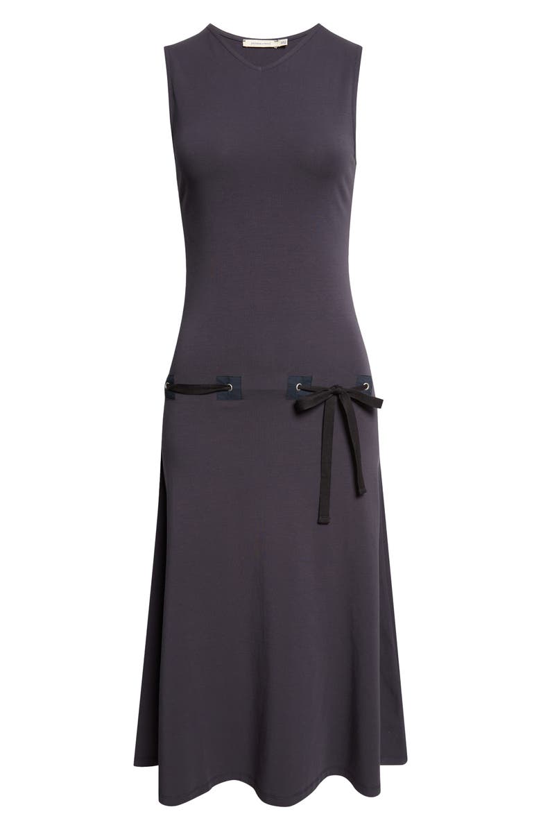 Paloma Wool Suni Drawstring Organic Cotton Knit Midi Dress, Main, color, 136 - Blue
