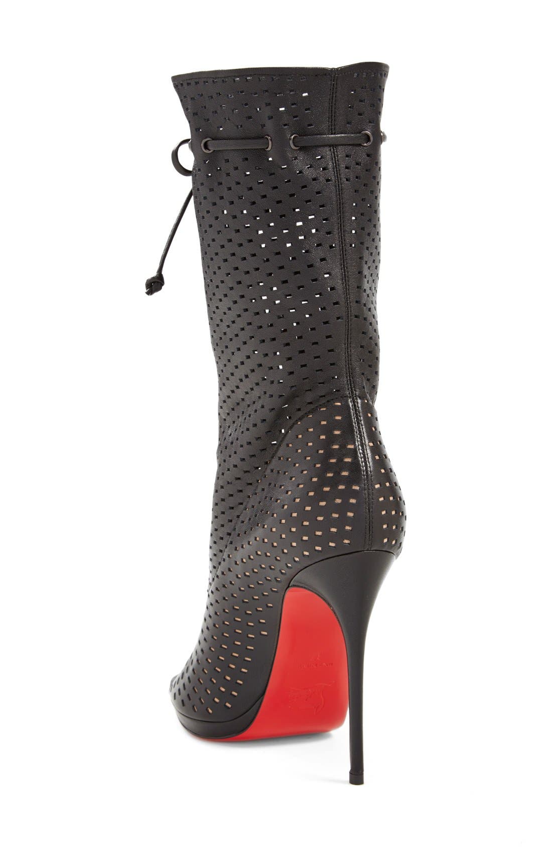 'Jennifer' Bootie, Alternate, color, BLACK
