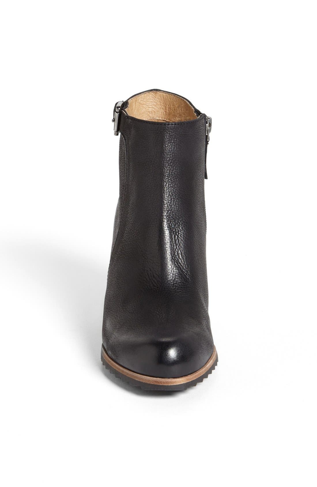 'Alaina' Bootie, Alternate, color, BLACK
