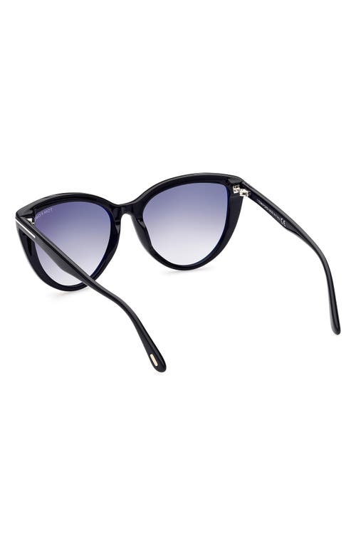Tom Ford Isabella-02 56mm Gradient Cat Eye Sunglasses