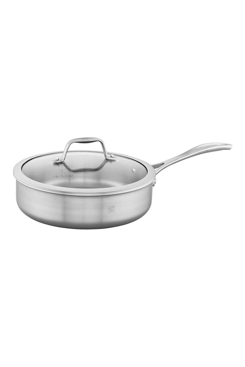Spirit Polished 3 Qt. Saute Pan, Main, color, STAINLESS STEEL
