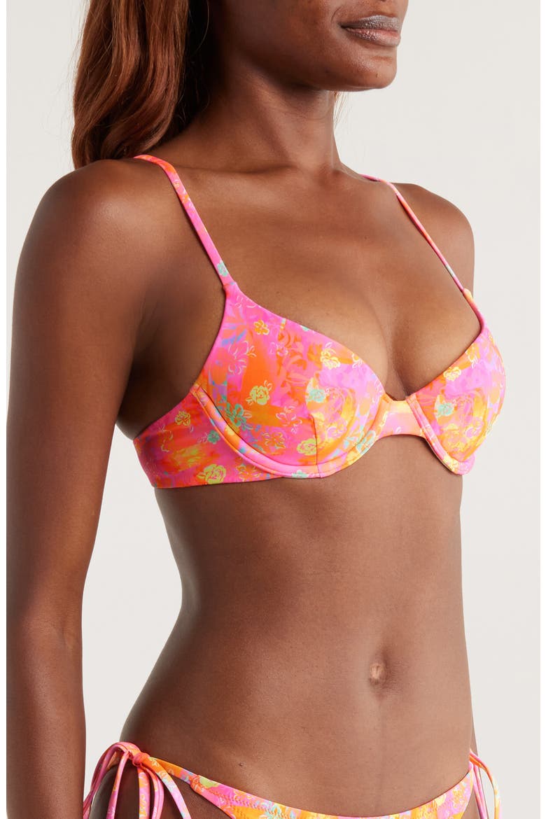 Underwire Bikini Top, Alternate, color, SUNRISE KISS