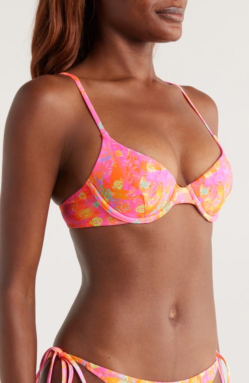 Kulani Kinis Underwire Bikini Top In Pink