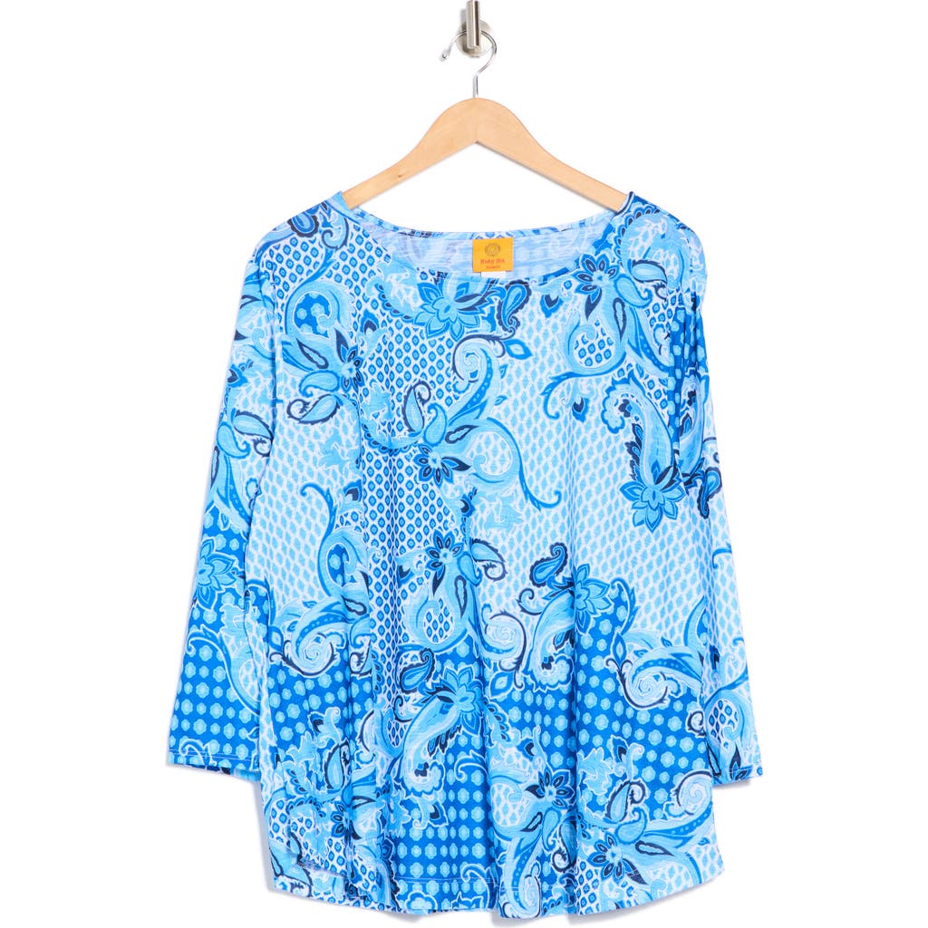 Ruby Rd. Ruby Rd Crewneck Cotton Top