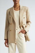 Golden Goose Double Breasted Virgin Wool Blazer
