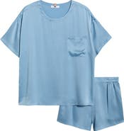 Lunya Washable Silk Tee Short Pajamas
