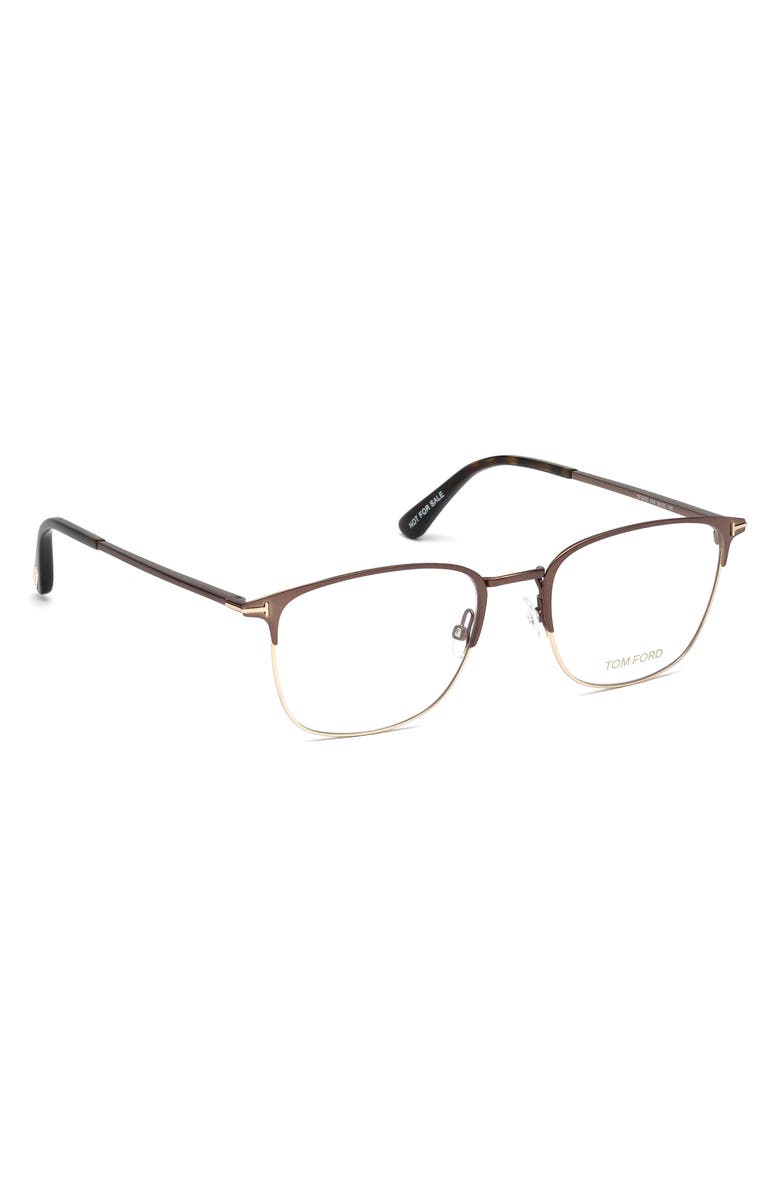 TOM FORD 54mm Square Optical Glasses, Alternate, color, 