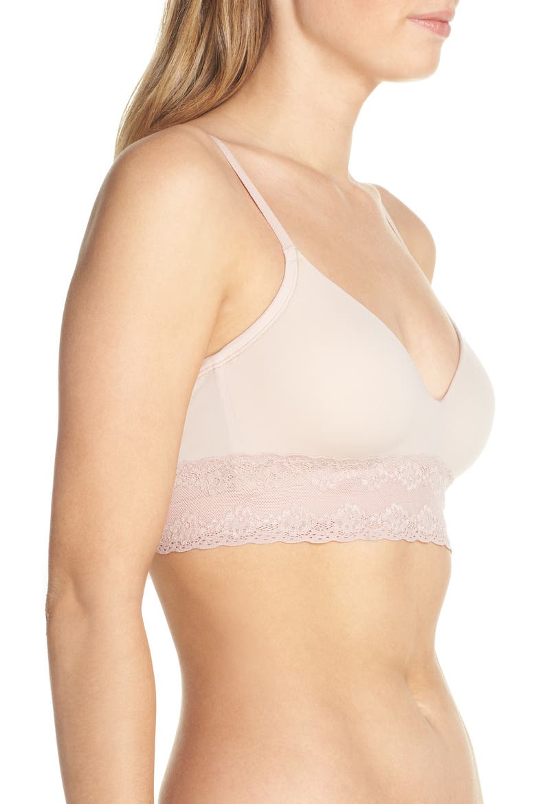 Bliss Perfection Contour Soft Cup Bralette, Alternate, color, ROSE BEIGE