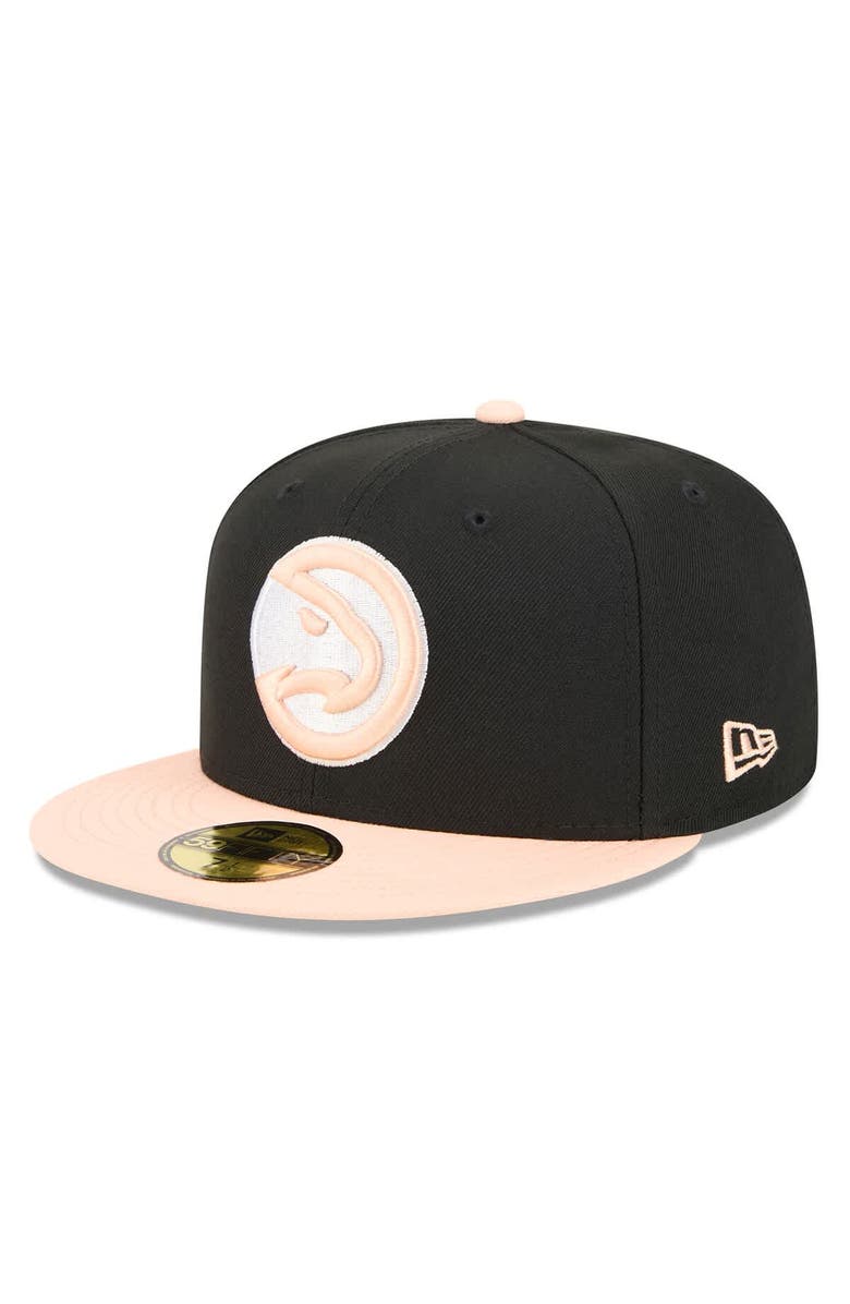 New Era Men's New Era Black Atlanta Hawks 2025/26 City Edition Alternate 59FIFTY Fitted Hat, Alternate, color, Black