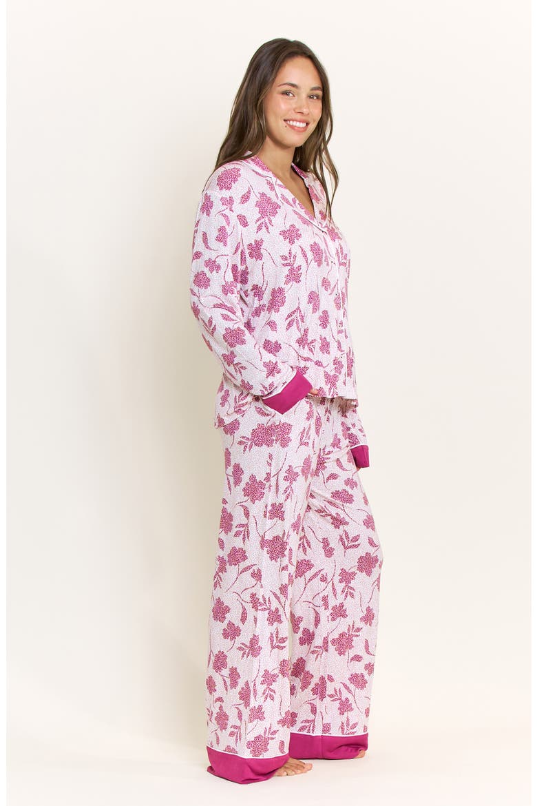 All American Long Pajamas, Alternate, color, ROMANTIC LILAC VINES