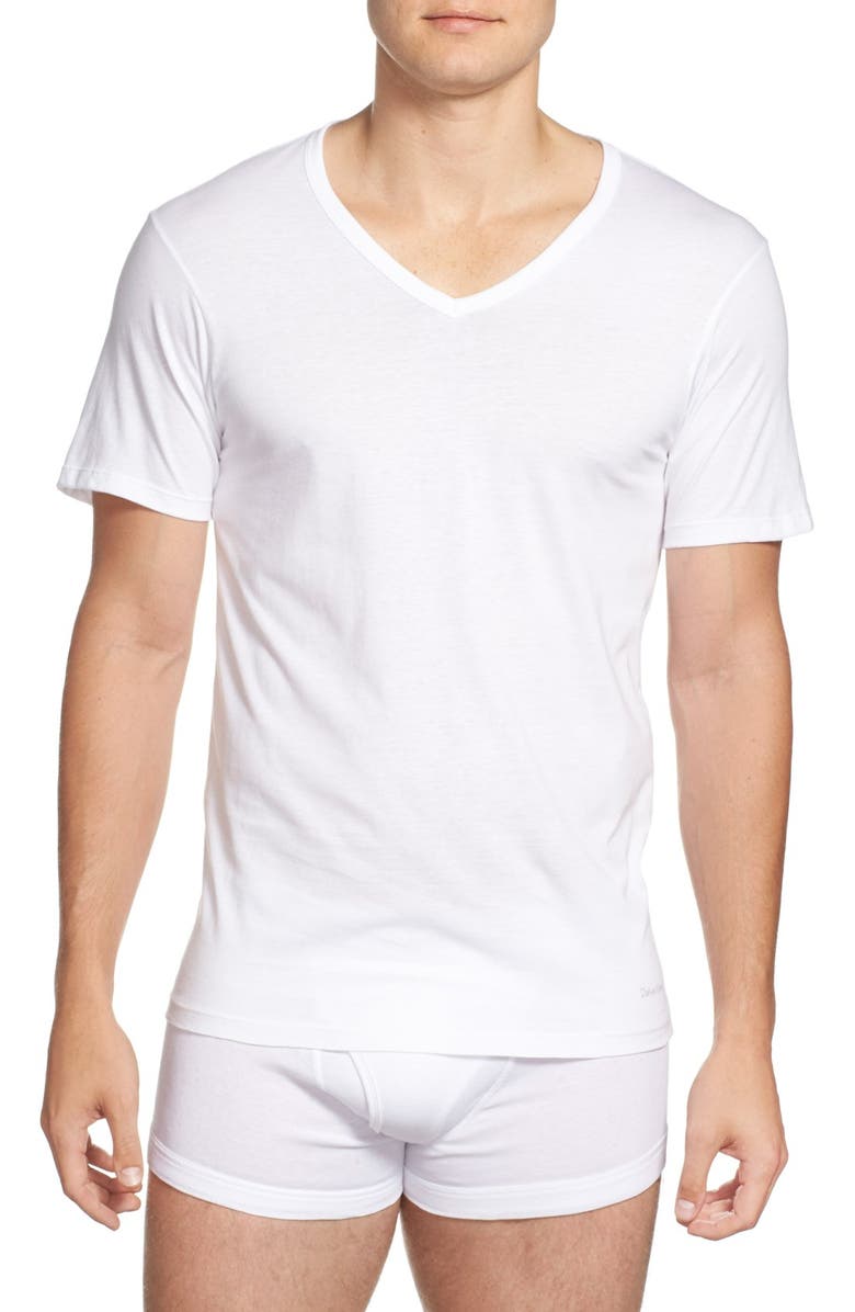 Calvin Klein Slim Fit 3-Pack Cotton T-Shirt, Alternate, color, 
