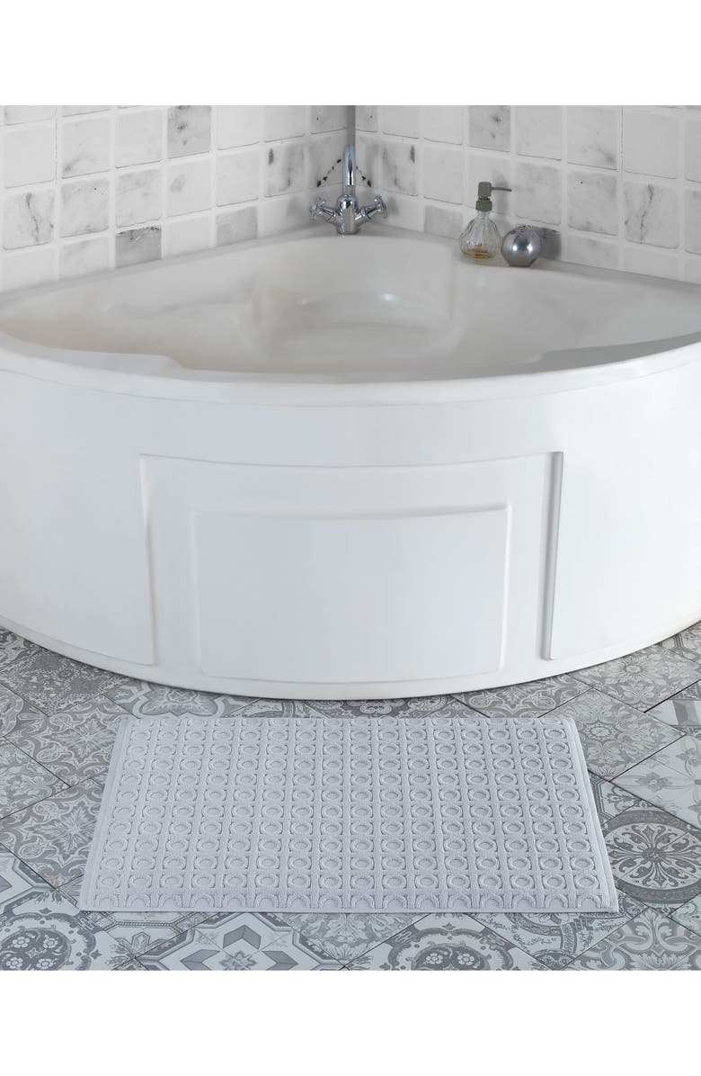 Brooks Brothers Circle-in-Square Bath Mat, Alternate, color, 