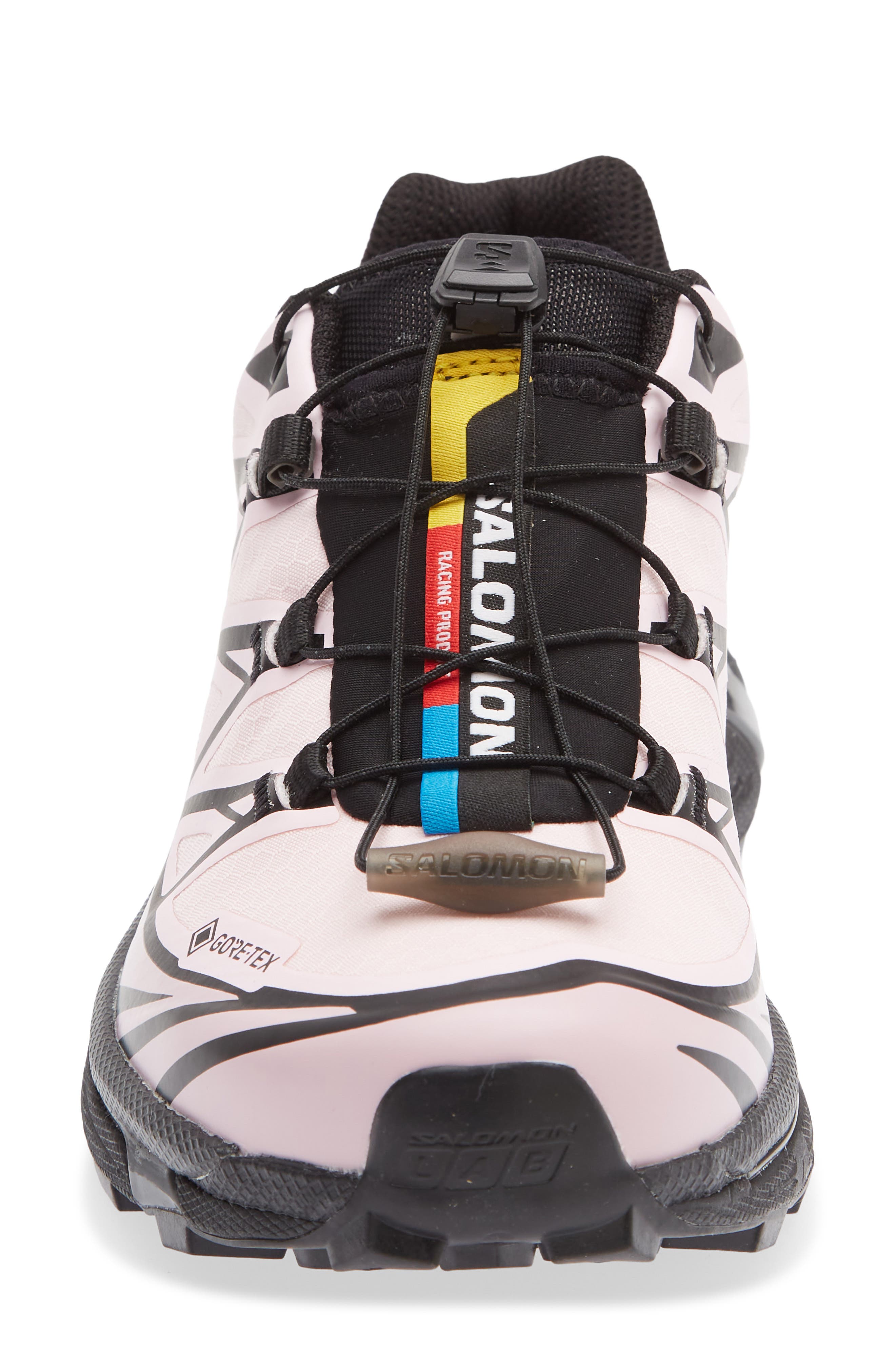 XT-6 Gore-Tex® Waterproof Sneaker, Alternate, color, BLACK/ ICY PINK/ DAWN PINK