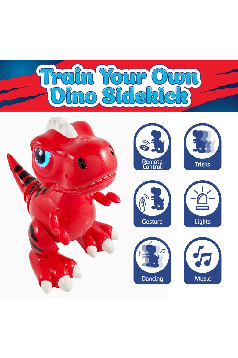 Robo Pets Dino - Red, Alternate, color, Red