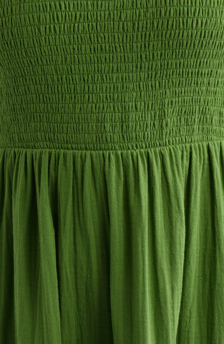 Nobody's Child Charlie Smocked Sleeveless Maxi Dress, Alternate, color, Green