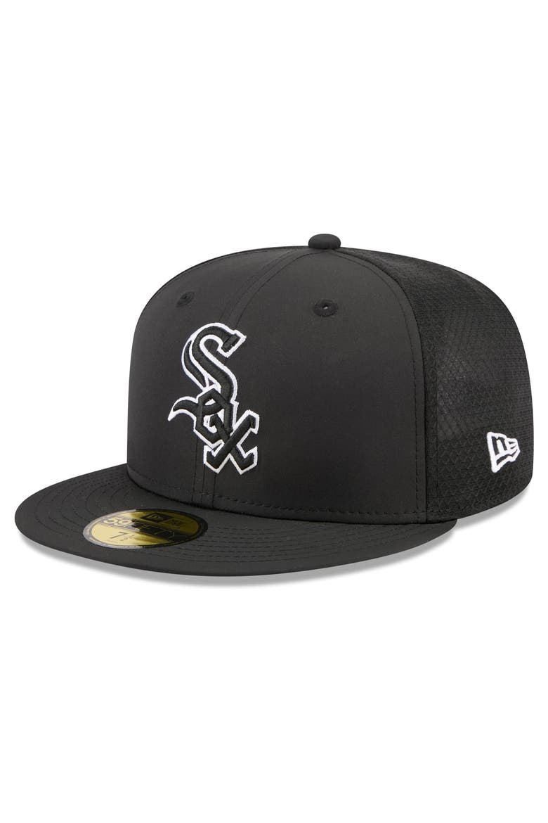 Youth New Era Black Chicago White Sox Batting Practice 59FIFTY Fitted Hat, Main, color, Black