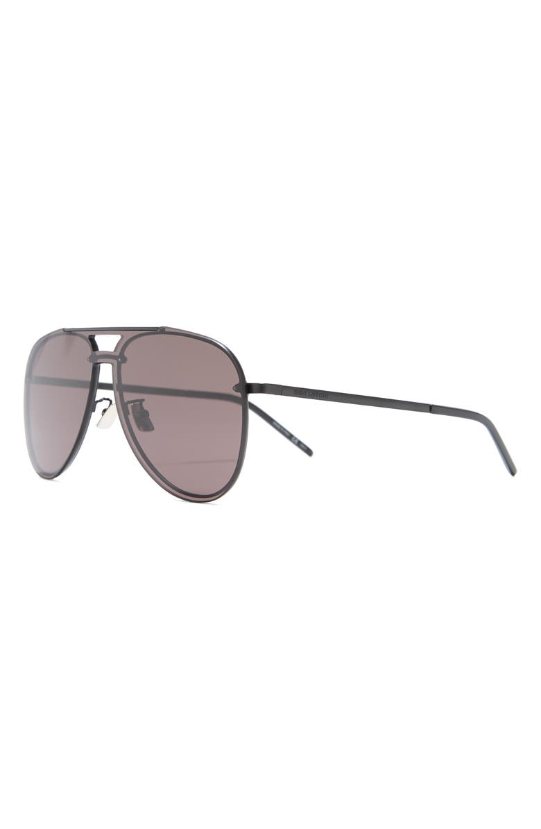Saint Laurent 99mm Aviator Sunglasses, Alternate, color, 
