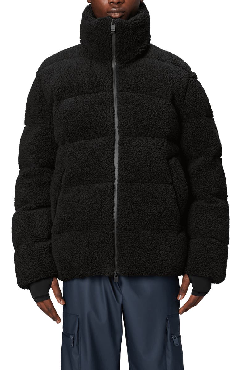Rains Kofu Fleece Puffer Jacket, Main, color,