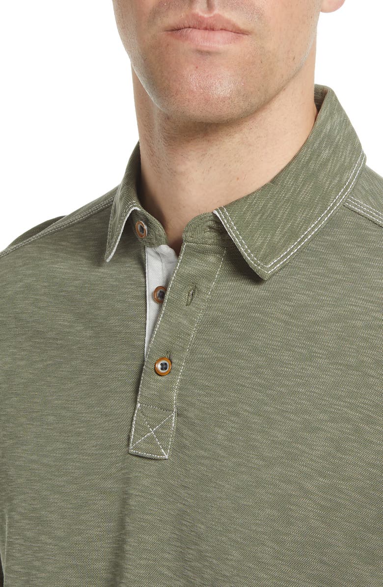 Johnston & Murphy Slub Modal Blend Polo, Alternate, color, 