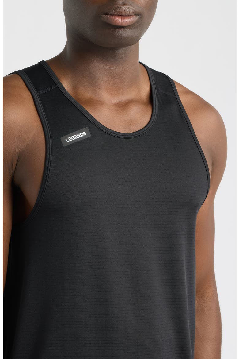 Enzo Performance Tank, Alternate, color, BLACK