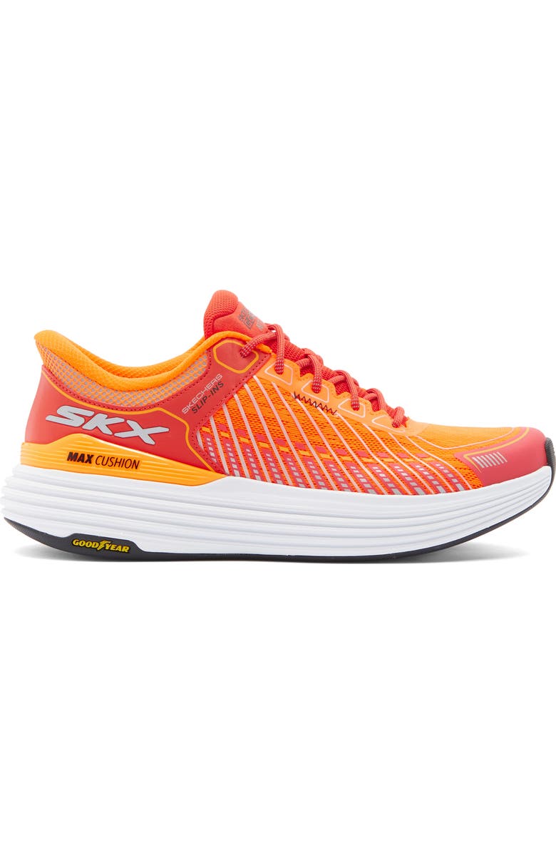 SKECHERS Slip-Ins<sup>™</sup> Go Run Nite Vizn Max Cushion Sneaker, Alternate, color, Orange