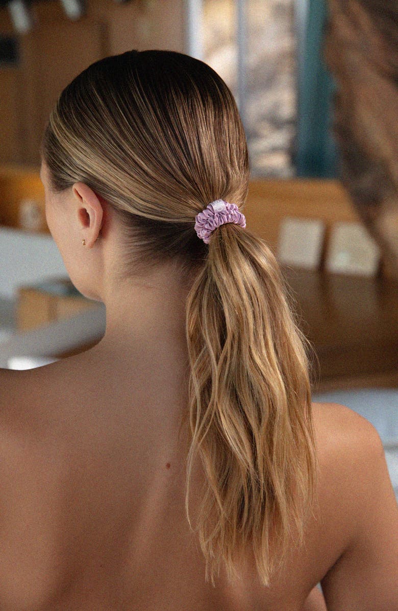 slip Sweet Pea Pure Silk Skinny 6-Pack Scrunchies, Alternate, color,