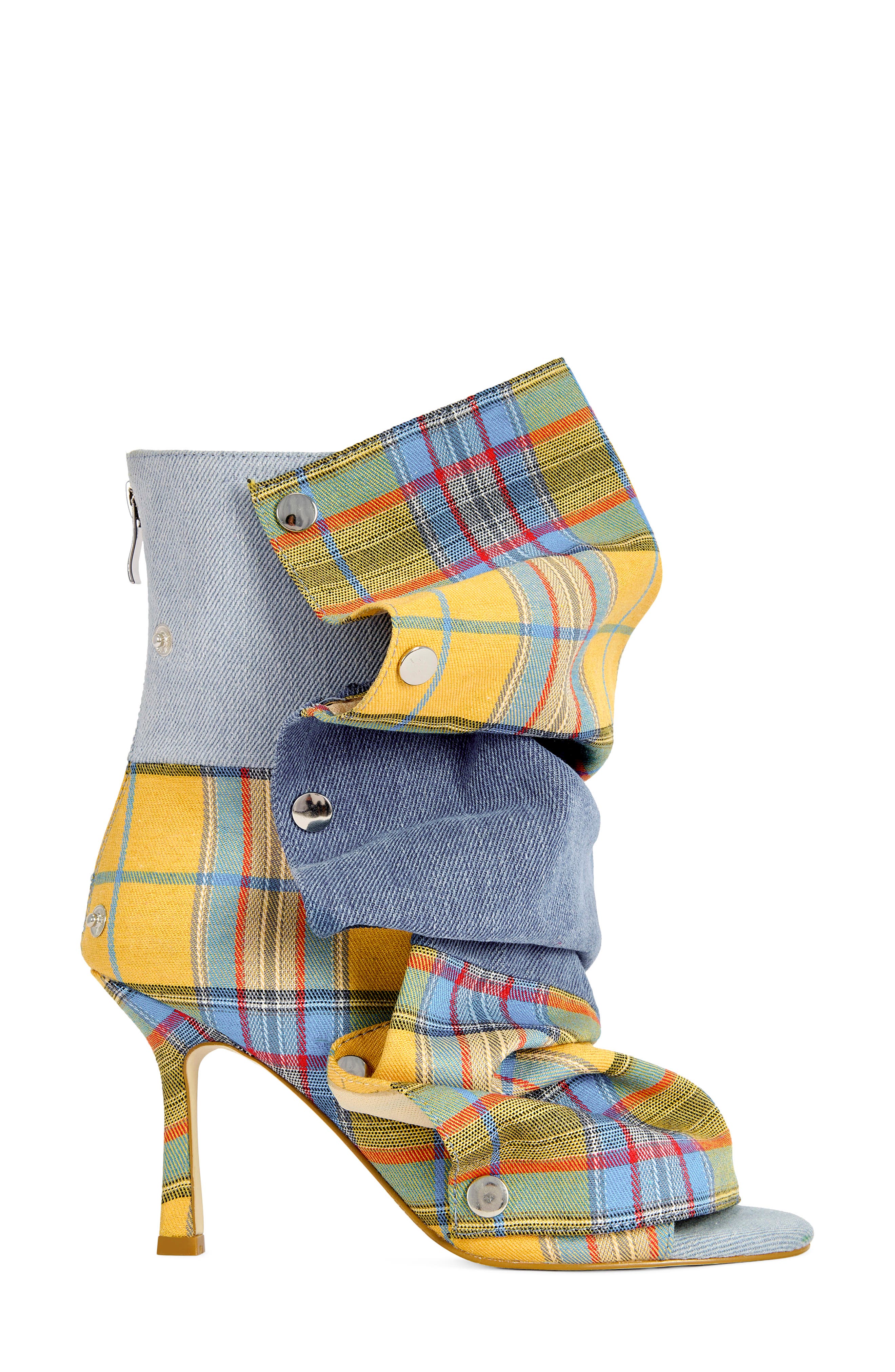 Birdsong Open Toe Denim Bootie - image 2