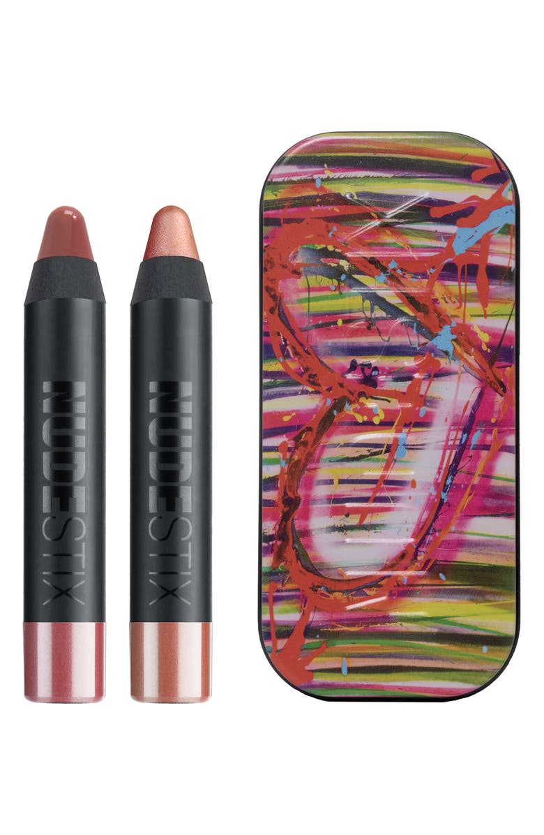 NUDESTIX Sweet Nudes Travel Size Lip & Eye Set, Main, color, 