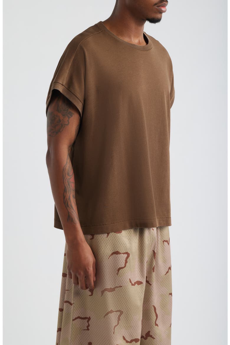 Muscle Tank, Alternate, color, DULL BROWN