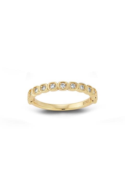 Moissanite Stackable Band Ring