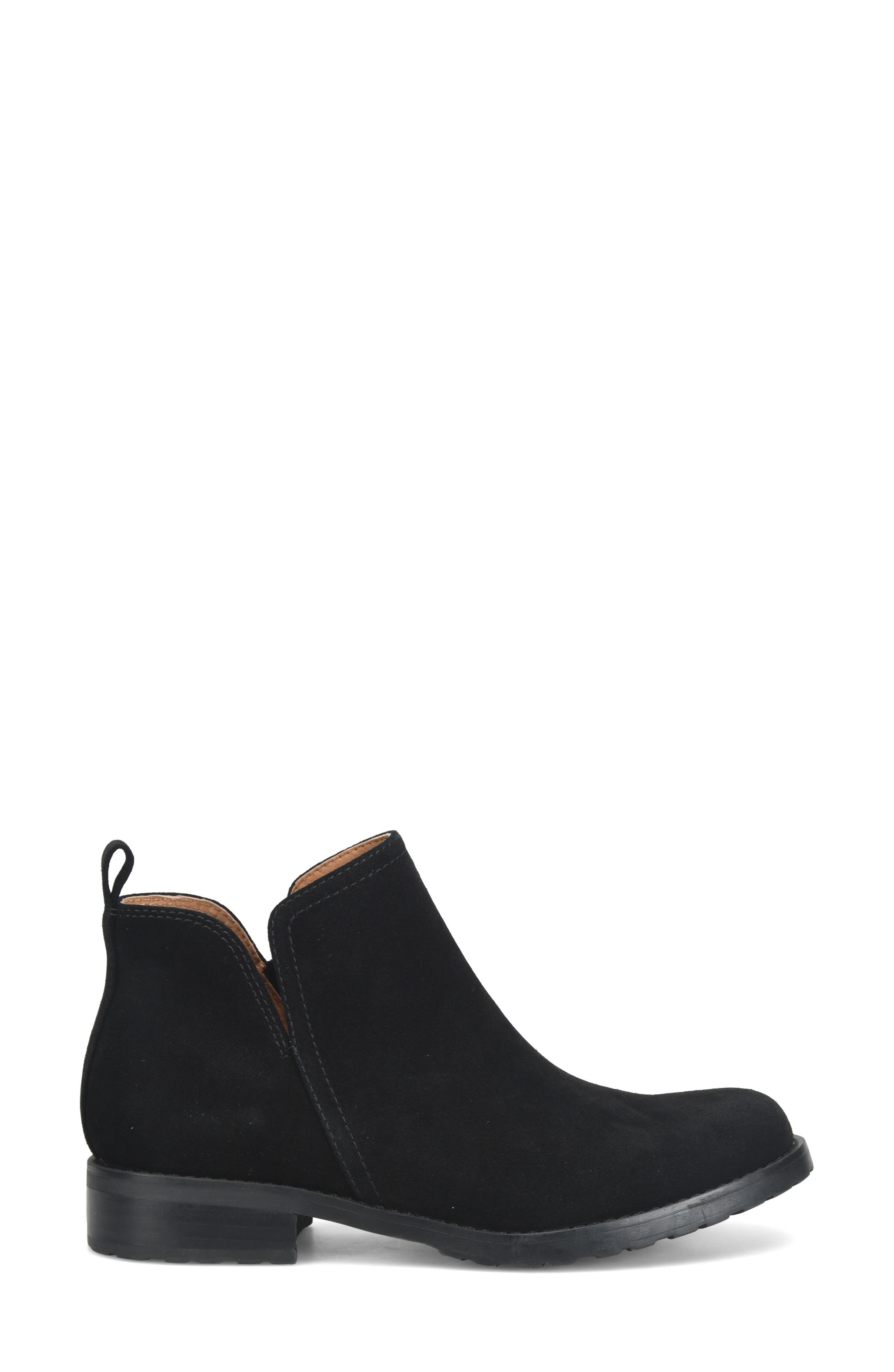 Beatrice Bootie, Alternate, color, BLACK SUEDE