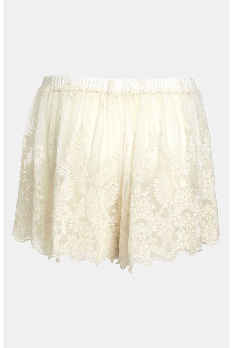 ASTR Lace Shorts, Alternate, color, CREAM