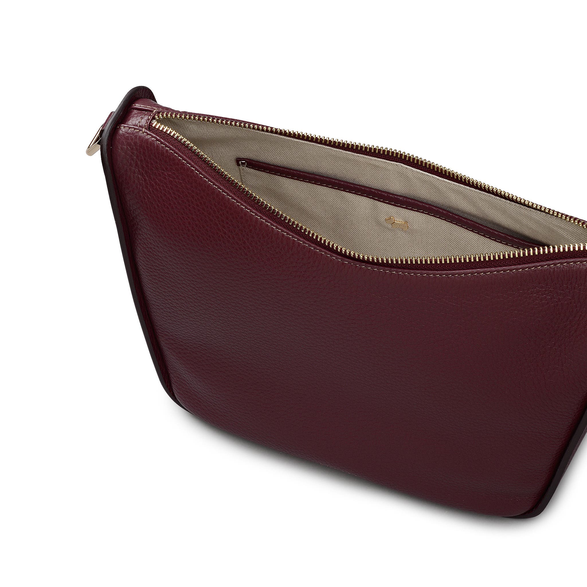 Radley Oak Street Medium Ziptop Crossbody Bag, Alternate, color, Dark Cherry