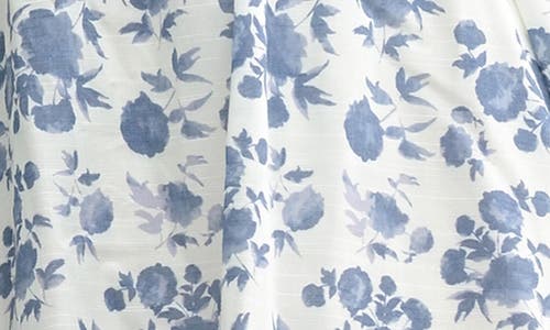 All In Favor All In White Blue Floral