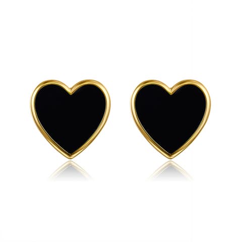 Petit Love Studs in Black